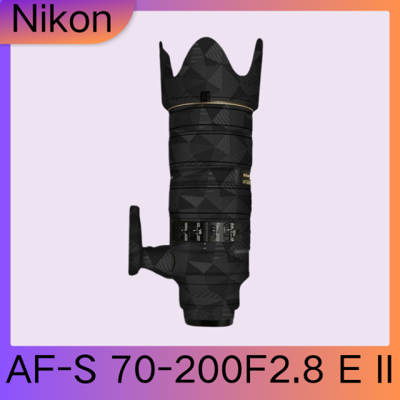 Lentes Nikon AF-S70-200F2.8 E II  - Pele câmera, adesivo câmera - com alta resistência a arranhões, à prova d'água e com design elegante.